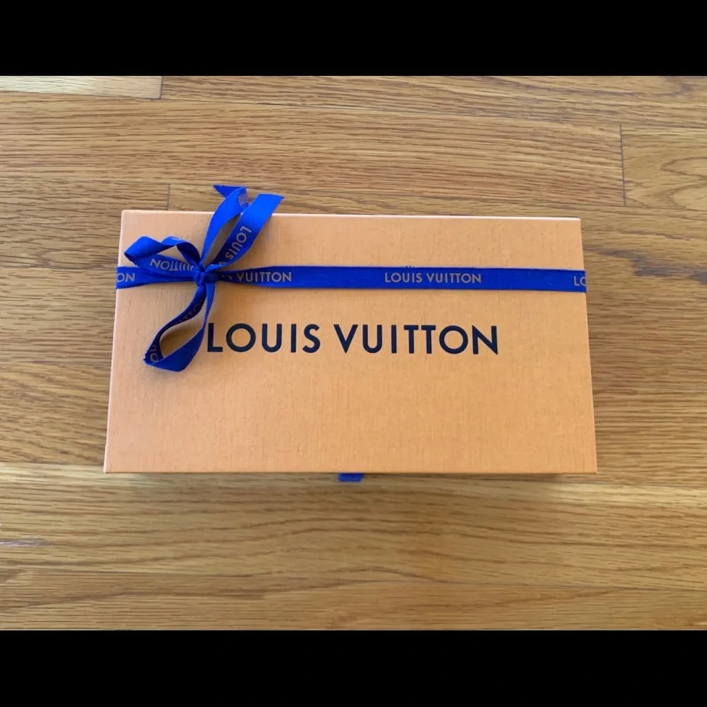 Authentic Louis Vuitton Empty Drawer Storage Gift Box Ribbon 11.5”x6.5”x1.6”